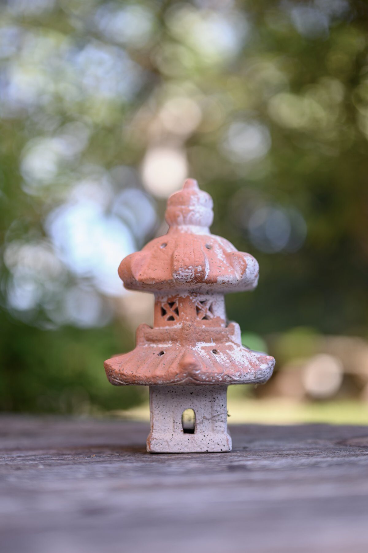 Die Pagode im Garten des Dojo